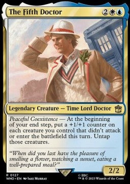 The Fifth Doctor WHO-127 Rare Excellent Englisch Foil