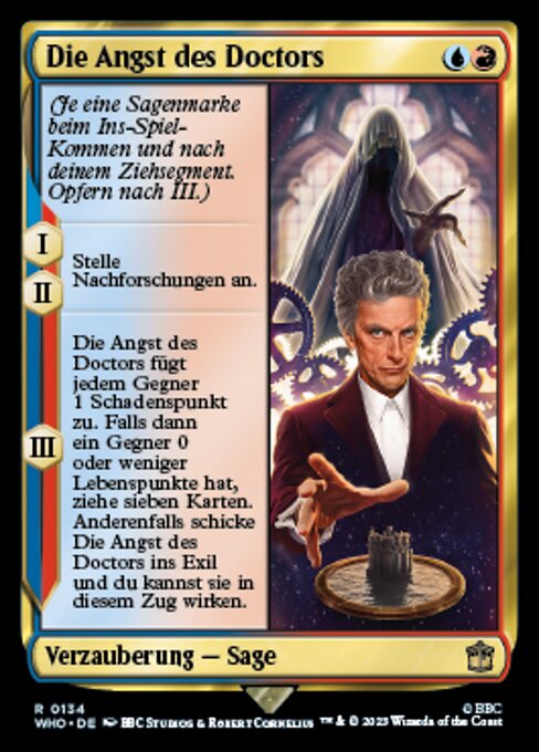 Die Angst des Doctors WHO-134 Rare Near Mint Deutsch