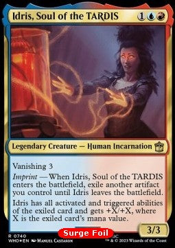 Idris, Seele der TARDIS (V.2) XWHO-740 Rare Excellent Englisch Foil