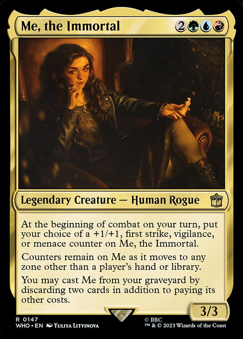 Me, the Immortal WHO-147 Rare Near Mint Englisch Foil