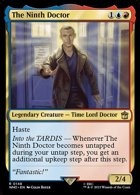 The Ninth Doctor WHO-148 Rare Near Mint Englisch Foil