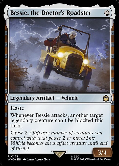 Bessie, the Doctor's Roadster WHO-171 Rare Excellent Englisch Foil