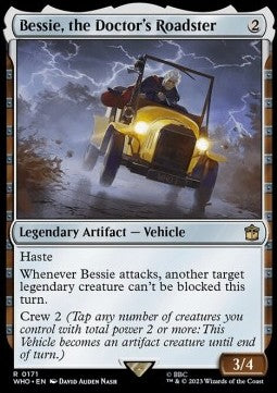 Bessie, the Doctor's Roadster WHO-171 Rare Excellent Englisch Foil
