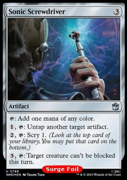 Schallschraubenzieher (V.1) XWHO-789 Uncommon Near Mint Englisch Foil