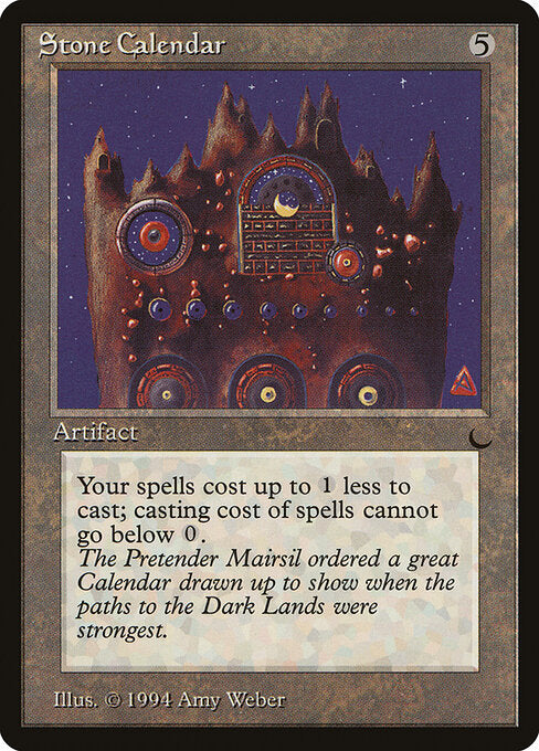 Stone Calendar DRK- Rare Light Played Englisch