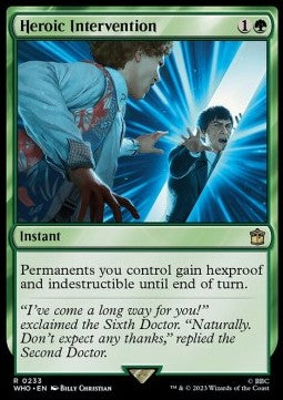 Heroische Intervention WHO-233 Rare Excellent Englisch Foil