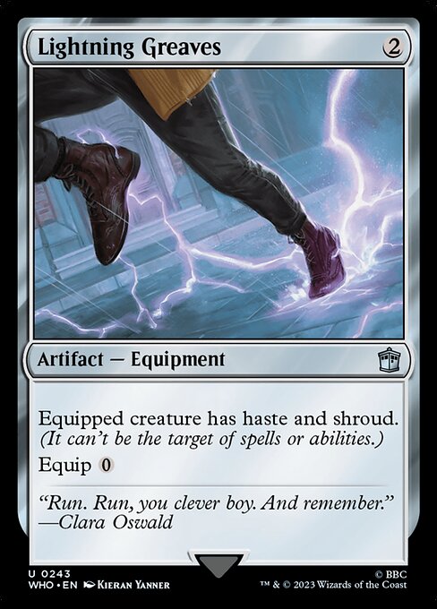 Beinschienen des Blitzes WHO-243 Uncommon Excellent Englisch Foil