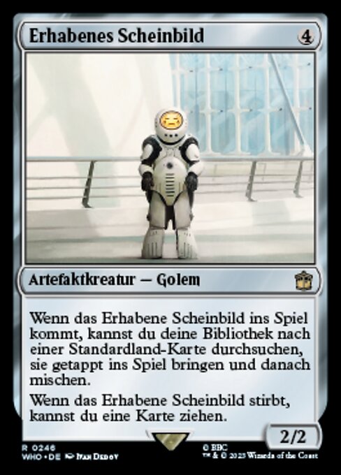 Erhabenes Scheinbild WHO-246 Rare Near Mint Deutsch