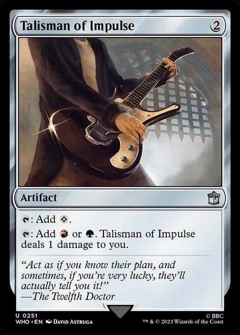 Talisman des Antriebs WHO-251 Uncommon Near Mint Englisch Foil