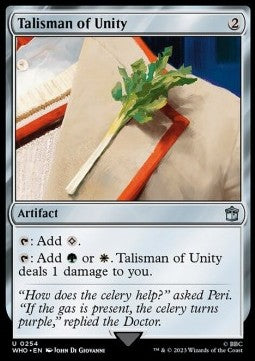 Talisman of Unity WHO-254 Uncommon Near Mint Englisch Foil