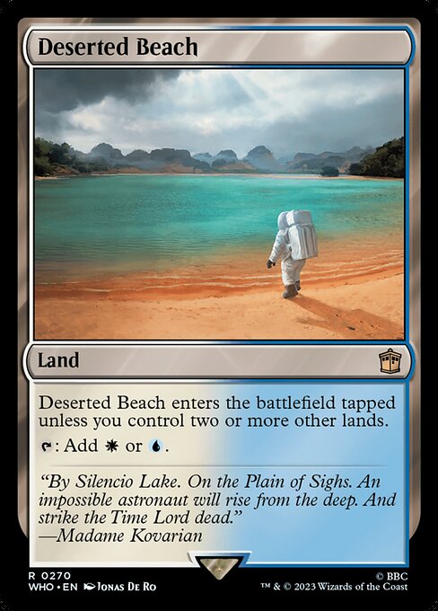 Verlassener Strand WHO-270 Rare Excellent Englisch Foil