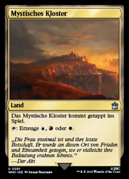 Mystisches Kloster WHO-291 Uncommon Near Mint Deutsch