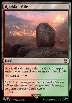 Rockfall Vale WHO-298 Rare Excellent Englisch