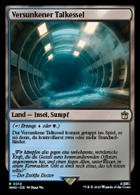 Versunkener Talkessel WHO-312 Rare Near Mint Deutsch