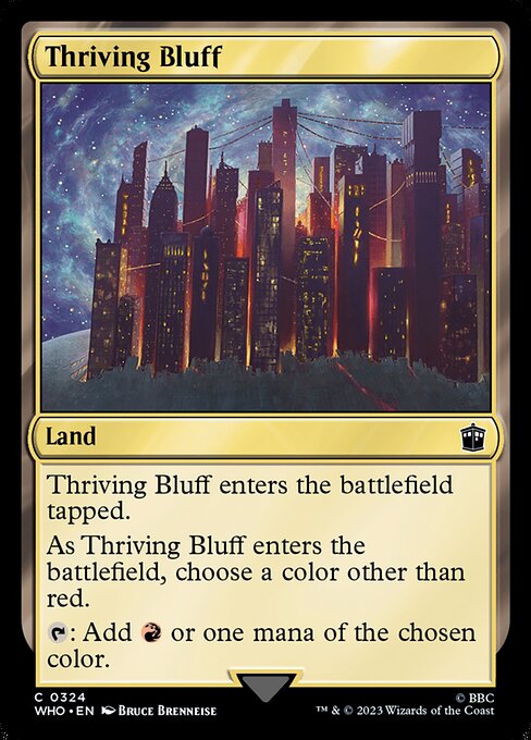 Thriving Bluff WHO-324 Common Near Mint Englisch Foil