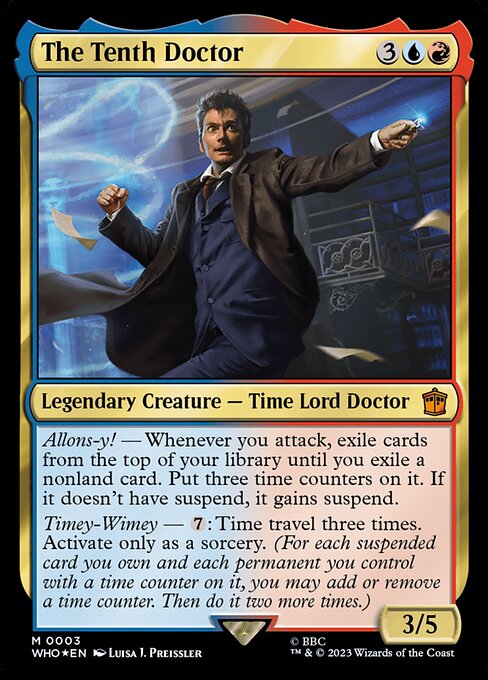 Der Zehnte Doctor (V.1) WHO-3 Mythic Near Mint Englisch Foil