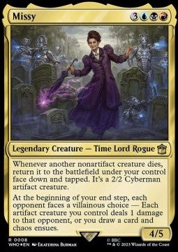 Missy WHO-8 Rare Near Mint Deutsch Foil