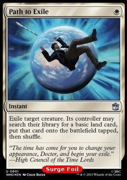 Weg ins Exil XWHO-801 Uncommon Near Mint Englisch Foil