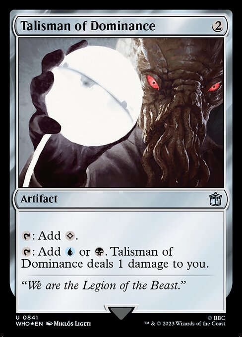 Talisman der Dominanz XWHO-841 Uncommon Excellent Englisch Foil