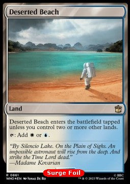 Verlassener Strand (V.1) XWHO-861 Rare Excellent Englisch Foil