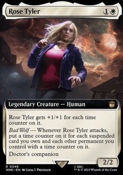 Rose Tyler (V.1) XWHO-346 Rare Excellent Englisch Foil
