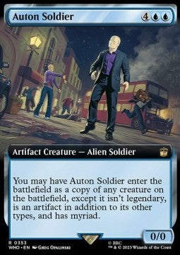 Auton Soldier XWHO-353 Rare Near Mint Englisch