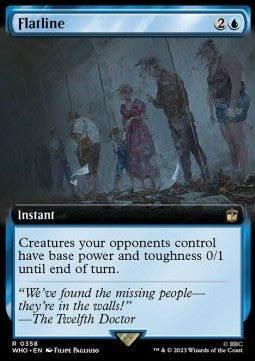 Flatline XWHO-358 Rare Near Mint Englisch Foil
