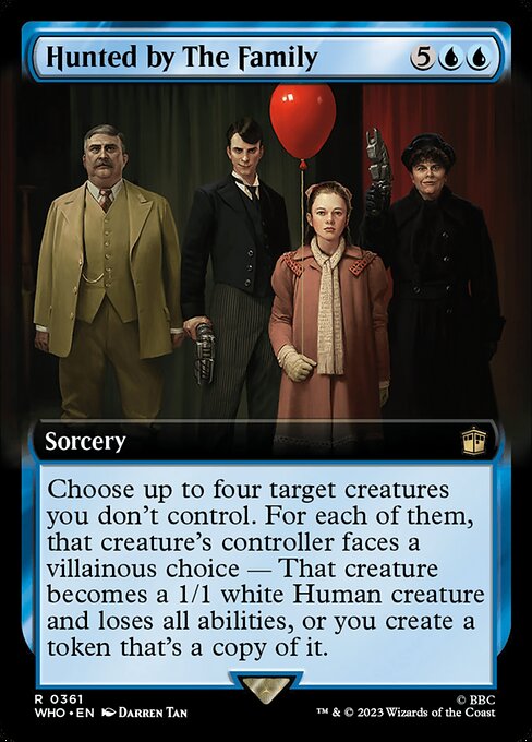 Hunted by The Family XWHO-361 Rare Excellent Englisch Foil