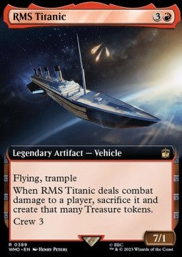 RMS Titanic (V.1) XWHO-389 Rare Excellent Englisch Foil