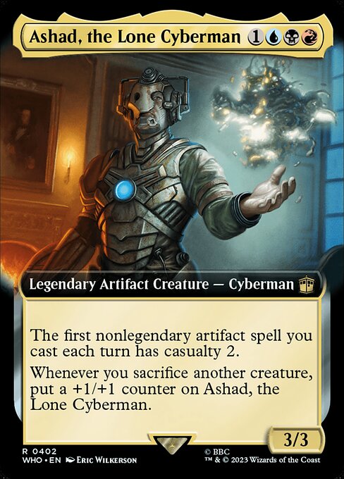 Ashad, einsamer Cyberman (V.1) XWHO-402 Rare Excellent Englisch