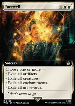 Farewell XWHO-465 Rare Near Mint Englisch Foil