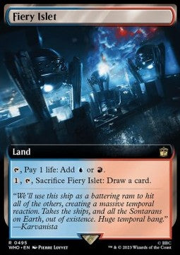 Feuriges Eiland (V.1) XWHO-495 Rare Near Mint Englisch Foil