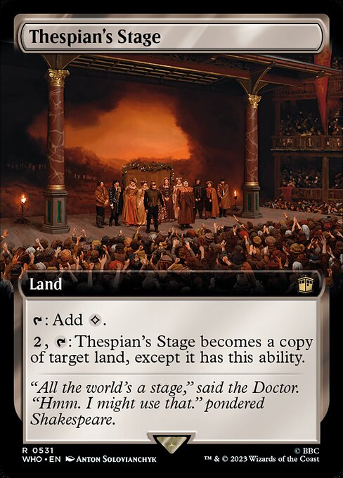 Theaterbühne (V.1) XWHO-531 Rare Excellent Deutsch Foil