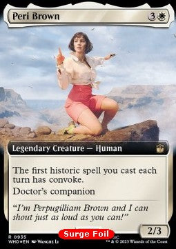 Peri Brown XWHO-935 Rare Excellent Englisch Foil