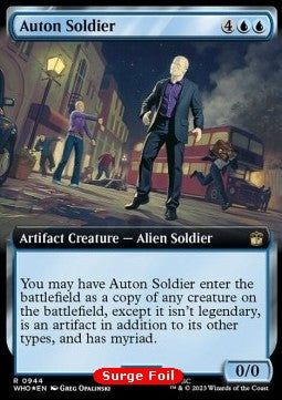 Auton-Soldat (V.3) XWHO-944 Rare Excellent Englisch Foil
