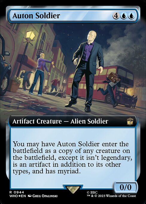 Auton-Soldat (V.3) XWHO-944 Rare Excellent Englisch Foil