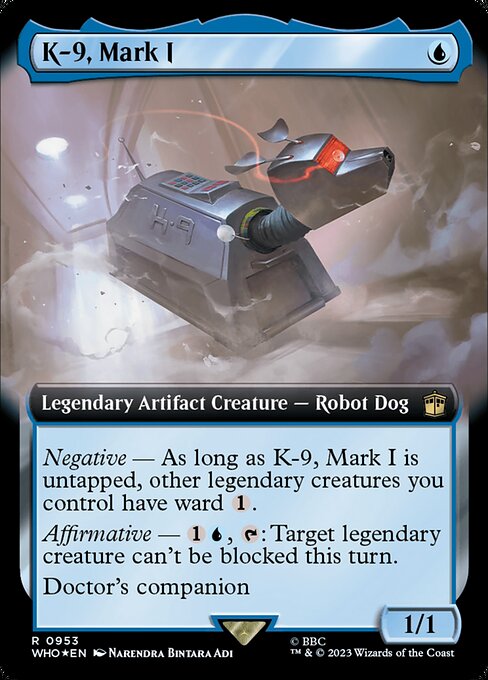 K-9, Mark I (V.4) XWHO-953 Rare Excellent Englisch Foil