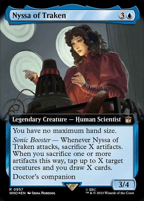 Nyssa of Traken XWHO-957 Rare Near Mint Englisch Foil