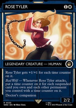 Rose Tyler (V.2) XWHO-535 Rare Excellent Englisch Foil