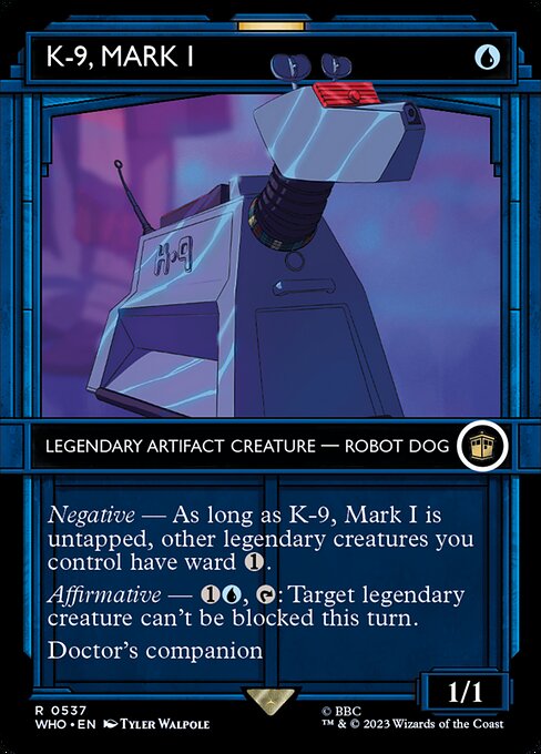 K-9, Mark I XWHO-537 Rare Excellent Englisch