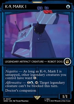 K-9, Mark I XWHO-537 Rare Near Mint Englisch Foil