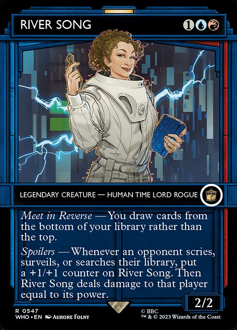 River Song (V.2) XWHO-547 Rare Near Mint Englisch Foil