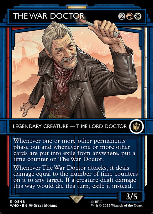 The War Doctor XWHO-548 Rare Near Mint Englisch Foil