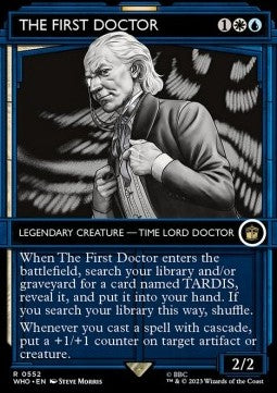 Der Erste Doctor (V.2) XWHO-552 Rare Excellent Englisch Foil