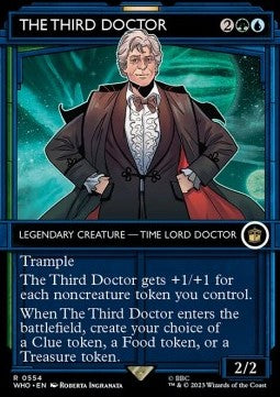 The Third Doctor (V.2) XWHO-554 Rare Near Mint Englisch Foil