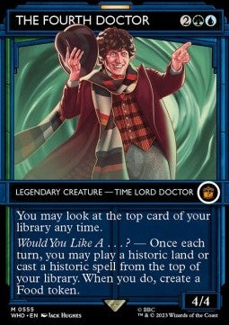 The Fourth Doctor (V.2) XWHO-555 Mythic Excellent Englisch Foil