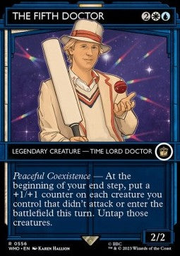 Der Fünfte Doctor (V.2) XWHO-556 Rare Near Mint Englisch Foil