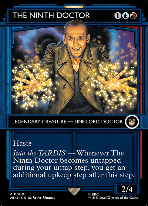 The Ninth Doctor XWHO-560 Rare Near Mint Englisch
