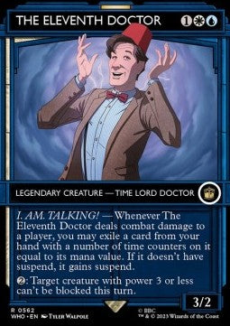 The Eleventh Doctor (V.2) XWHO-562 Rare Excellent Englisch Foil