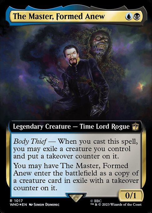 Der Master, neu geformt (V.4) XWHO-1017 Rare Excellent Englisch Foil